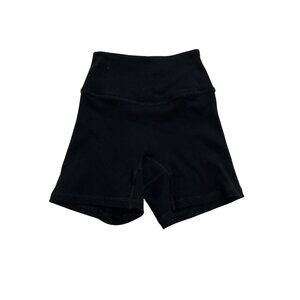 Monday Active Elysian Short 4.5" in Black Lightweight Rib